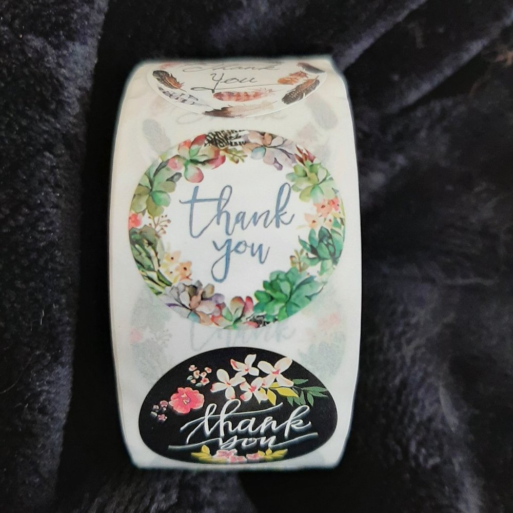 🤗HP🤗 150 Assorted Thank You Stickers